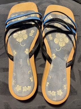Lorenzo blue strap sandals made in Italy